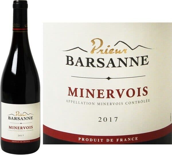 Marque Repère Minervois rouge A.O.C. 2017 packshot