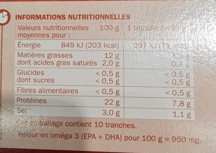 Marque Repère Saumon fumé Ecosse packshot