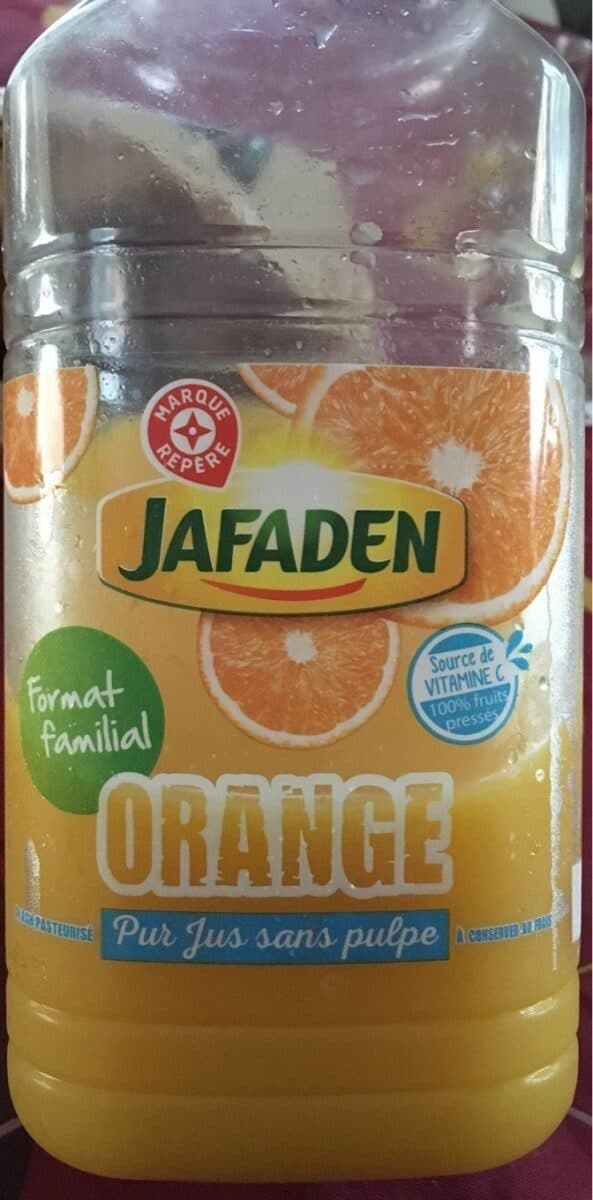 Marque Repère Pressés orange sans pulpe packshot