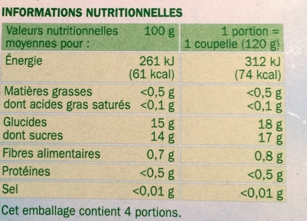 Marque Repère Coupelles d'ananas packshot
