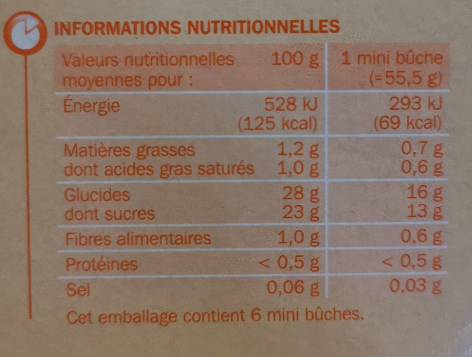 Marque Repère 6 mini buche packshot