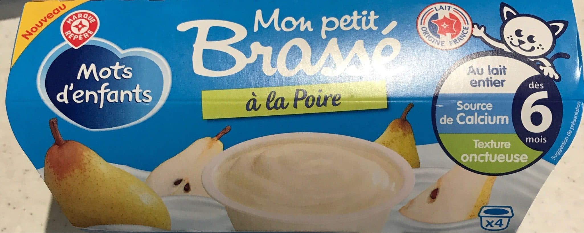 Marque Repère Mon petit brassé Poire packshot