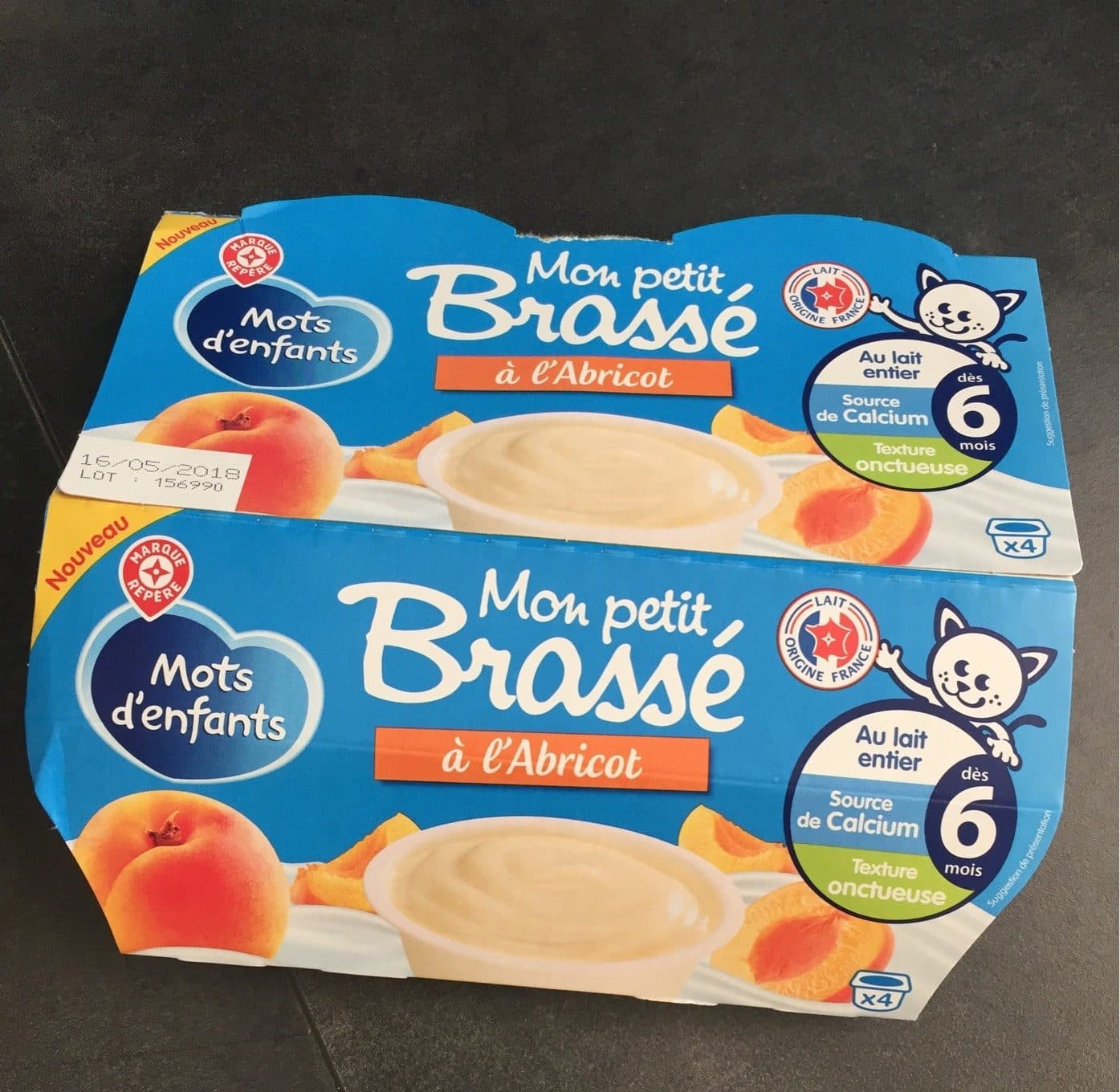 Marque Repère Mon petit Brassé à l'abricot packshot