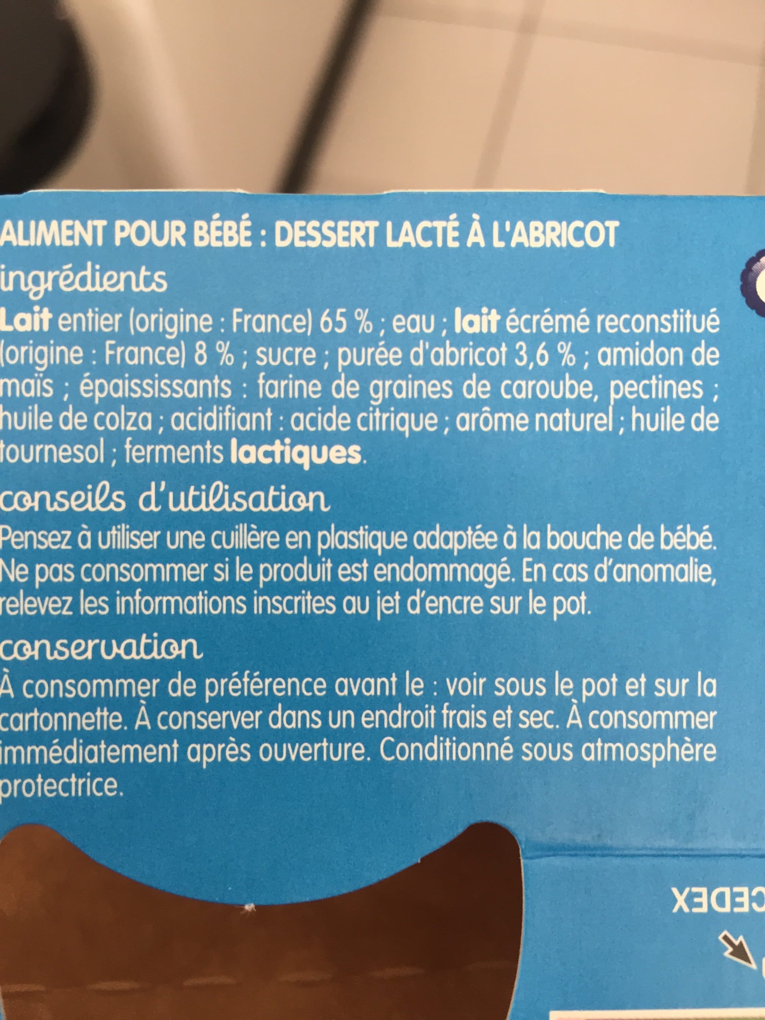 Marque Repère Mon petit Brassé à l'abricot packshot