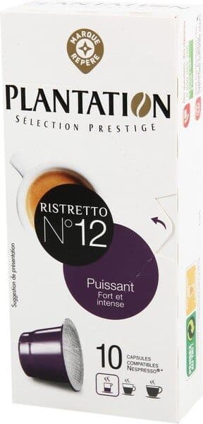 Marque Repère Capsules de café Ristretto x 10 packshot