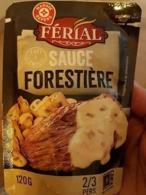 Marque Repère Sauce forestière packshot