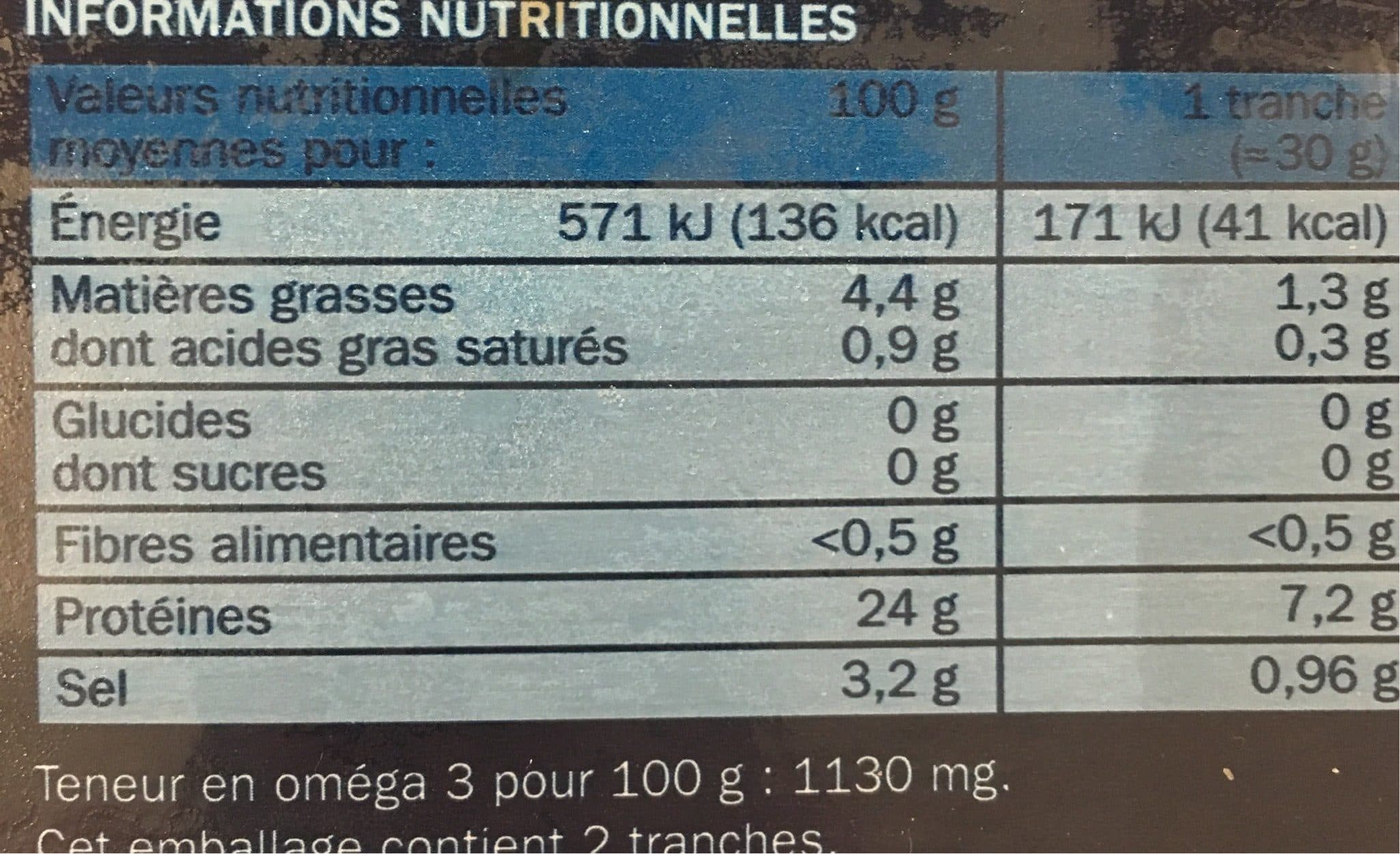 Marque Repère Saumon fumé sauvage Alaska x 2 packshot