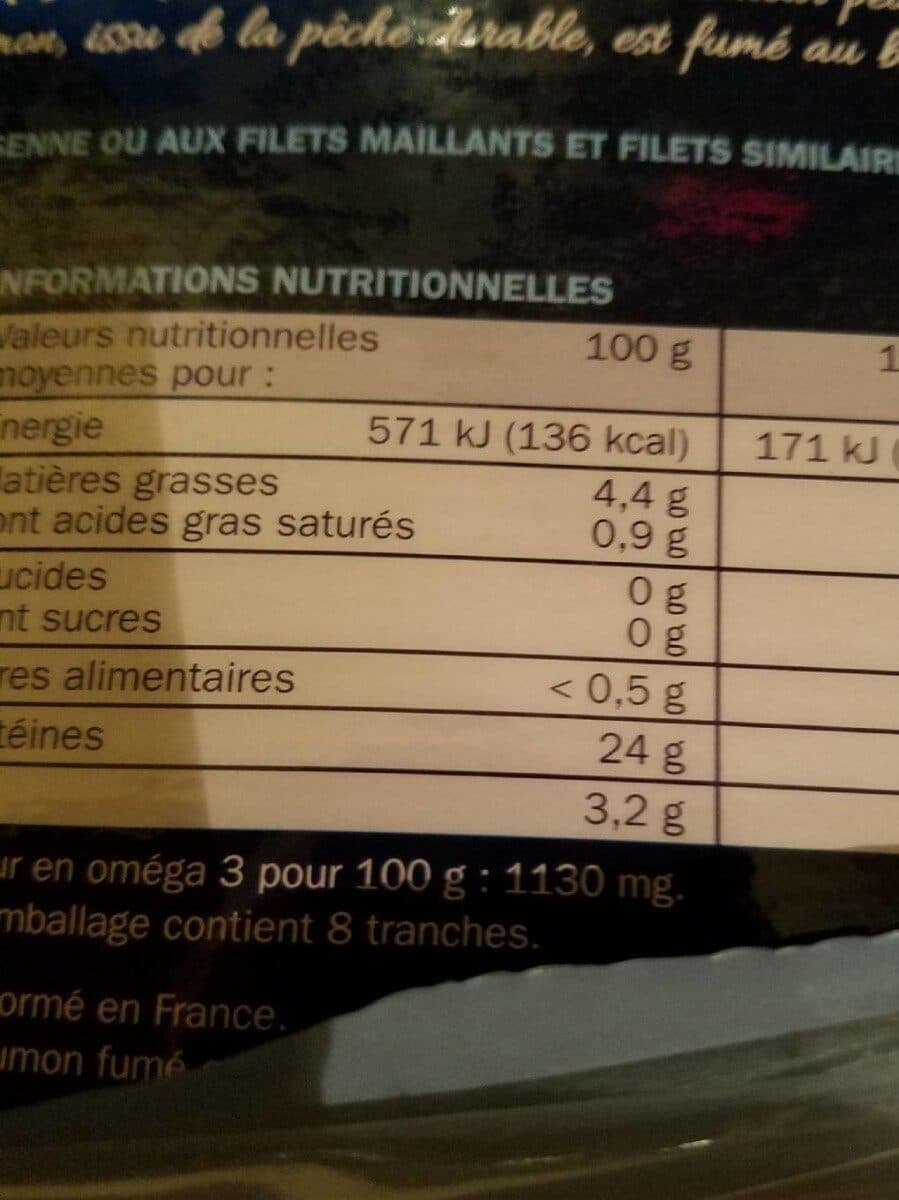 Marque Repère Saumon fumé Ronde des mers Alaska packshot