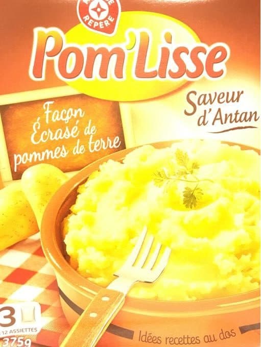 Marque Repère Purée façon écrasé de pommes de terre packshot