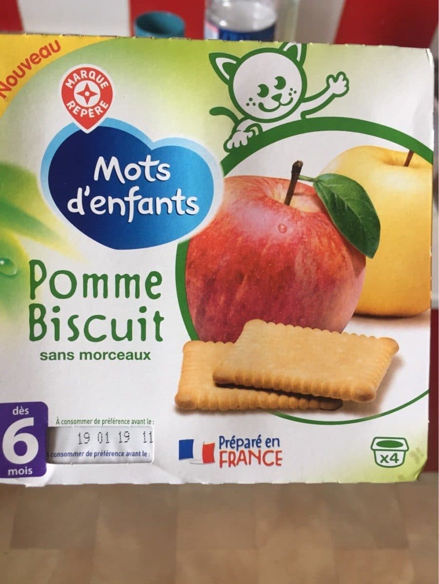 Marque Repère Pomme biscuit packshot