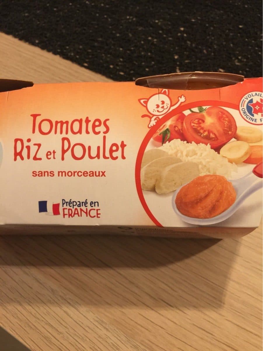 Open Food Facts Tomates riz et poulet packshot