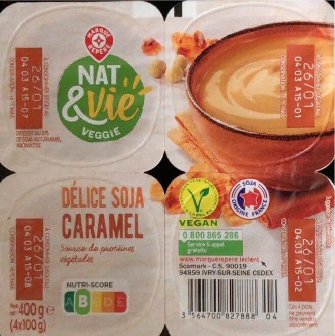Marque Repère Spécitalité au soja Caramel packshot