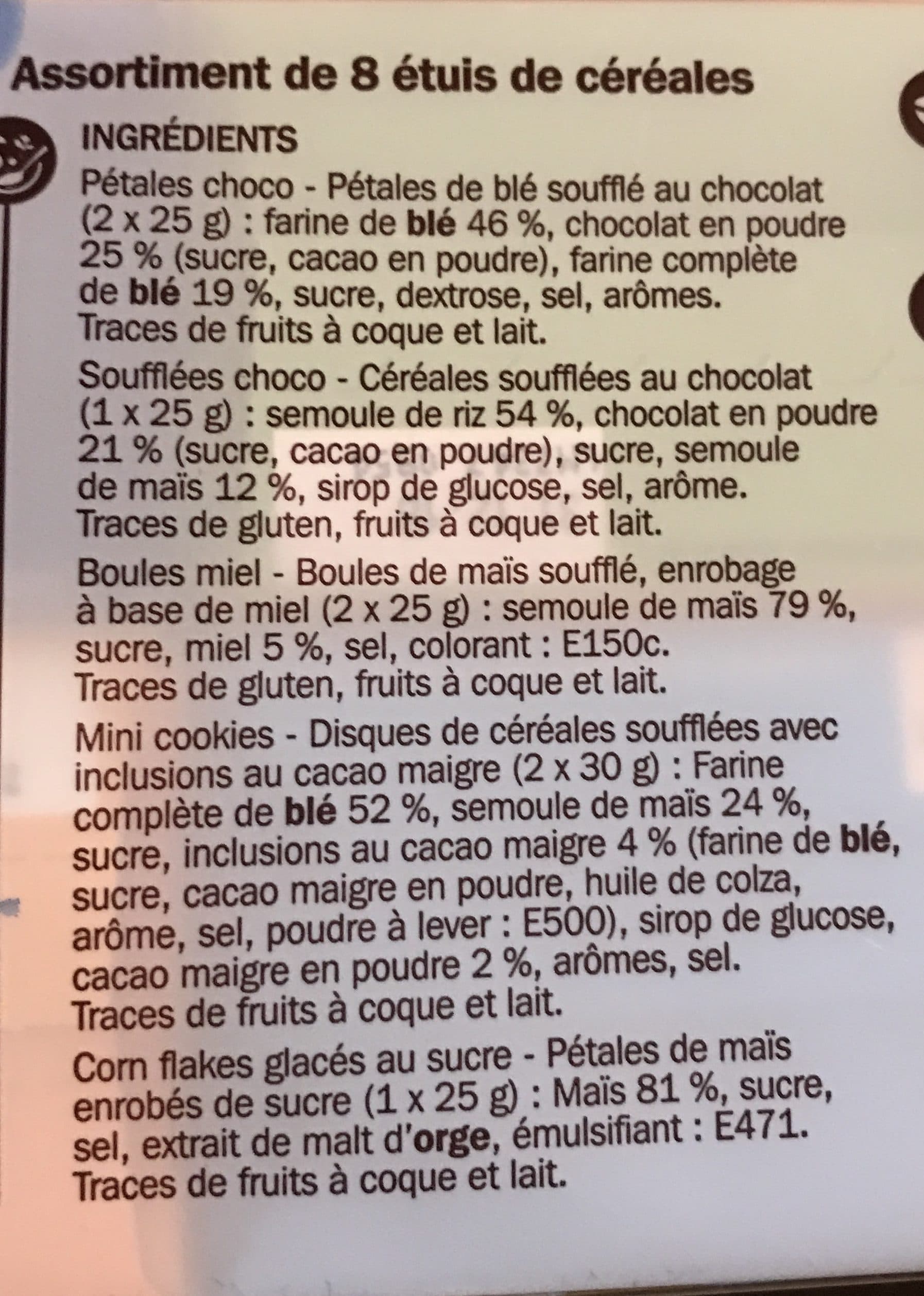 Marque Repère Mini céréales x 8 packshot