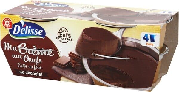 Délisse Crème aux oeufs au chocolat packshot