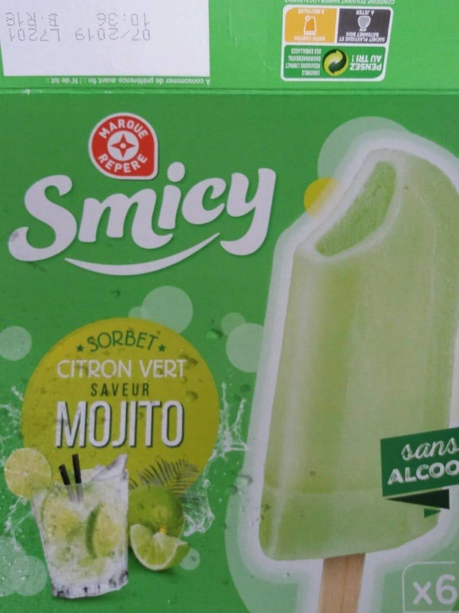 Marque Repère Bâtonnets citron vert saveur mojito x 6 packshot