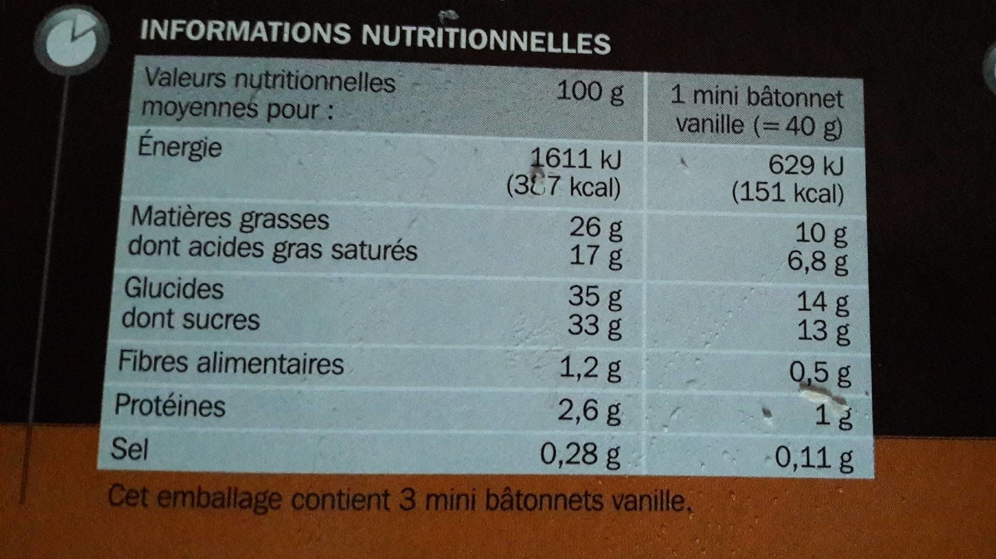 Marque Repère Mini trium vanille ou chocolat double enrobage x 6 packshot