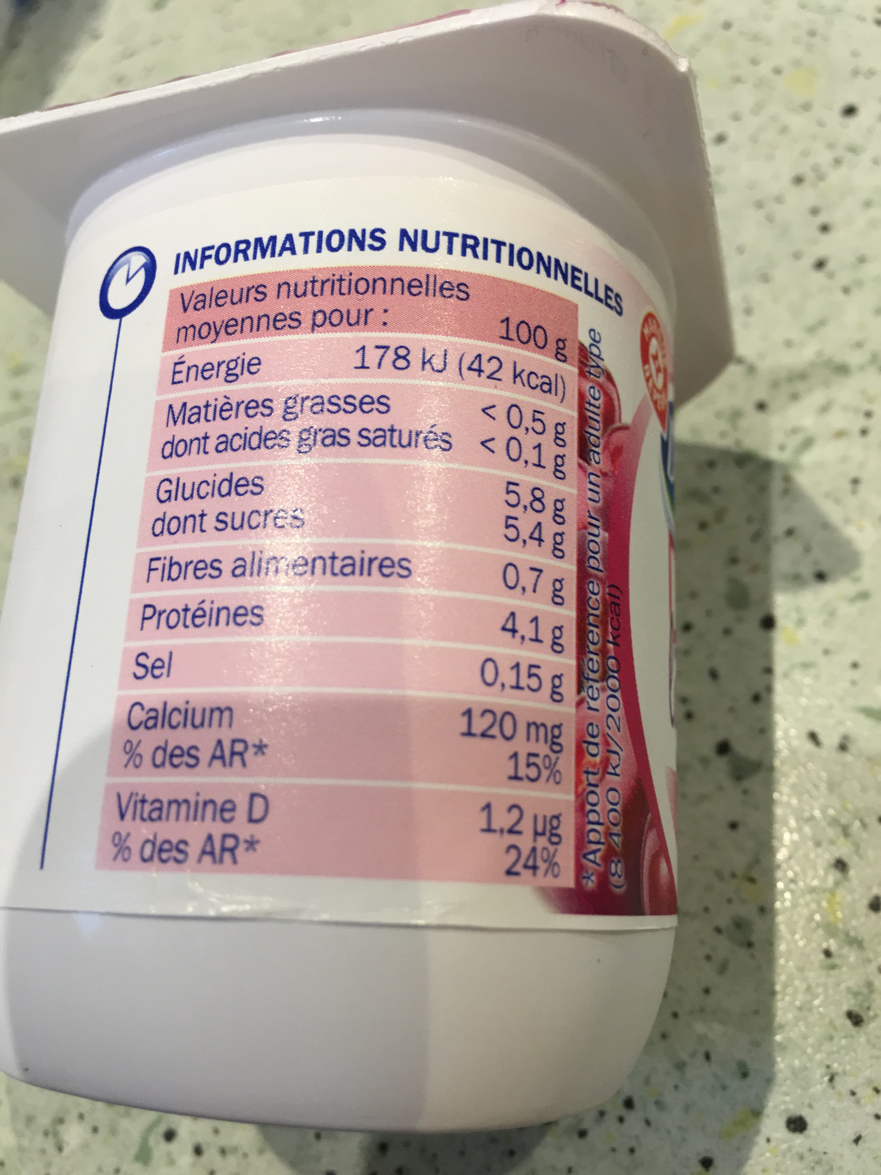 Délisse Deli'light yaourt cerise 0% packshot
