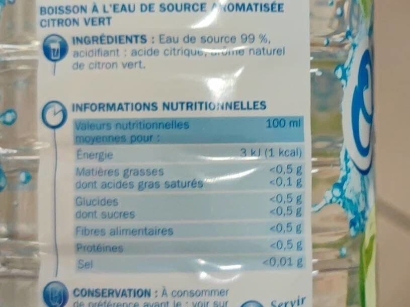 Marque Repère O'fresh saveur citron vert packshot