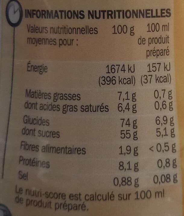Marque Repère Cappuccino Goût Vanille Latte packshot