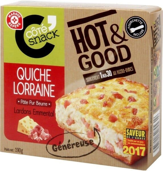 Marque Repère Quiche Lorraine Hot & Good packshot
