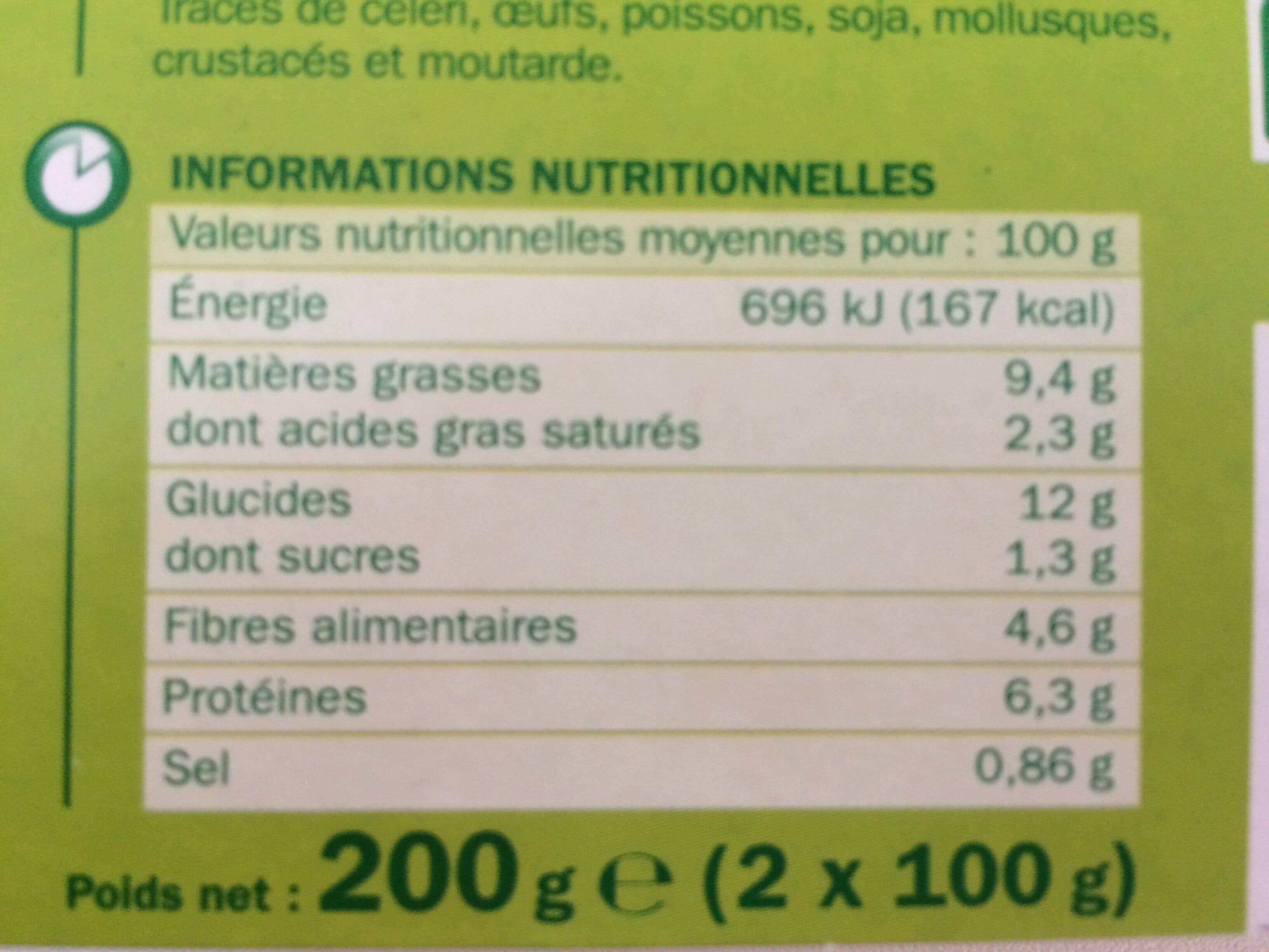 Marque Repère Galettes végétales céréales x 2 packshot