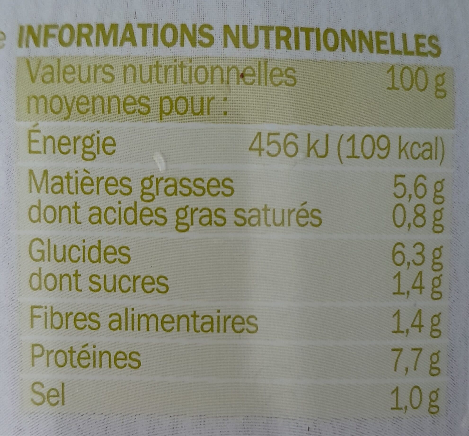 Marque Repère Salade niçoise au thon packshot
