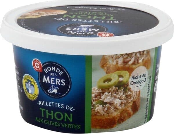 Marque Repère Rillettes de thon aux olives vertes packshot