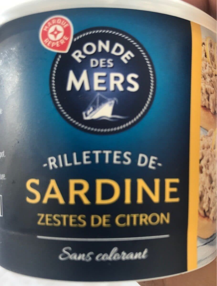 Marque Repère Rillettes de sardine zeste de citron packshot