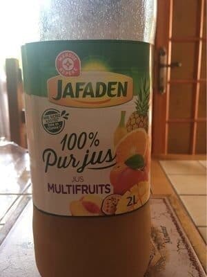 Marque Repère Jus de fruit Jafaden Pur jus multivitaliné 2L packshot