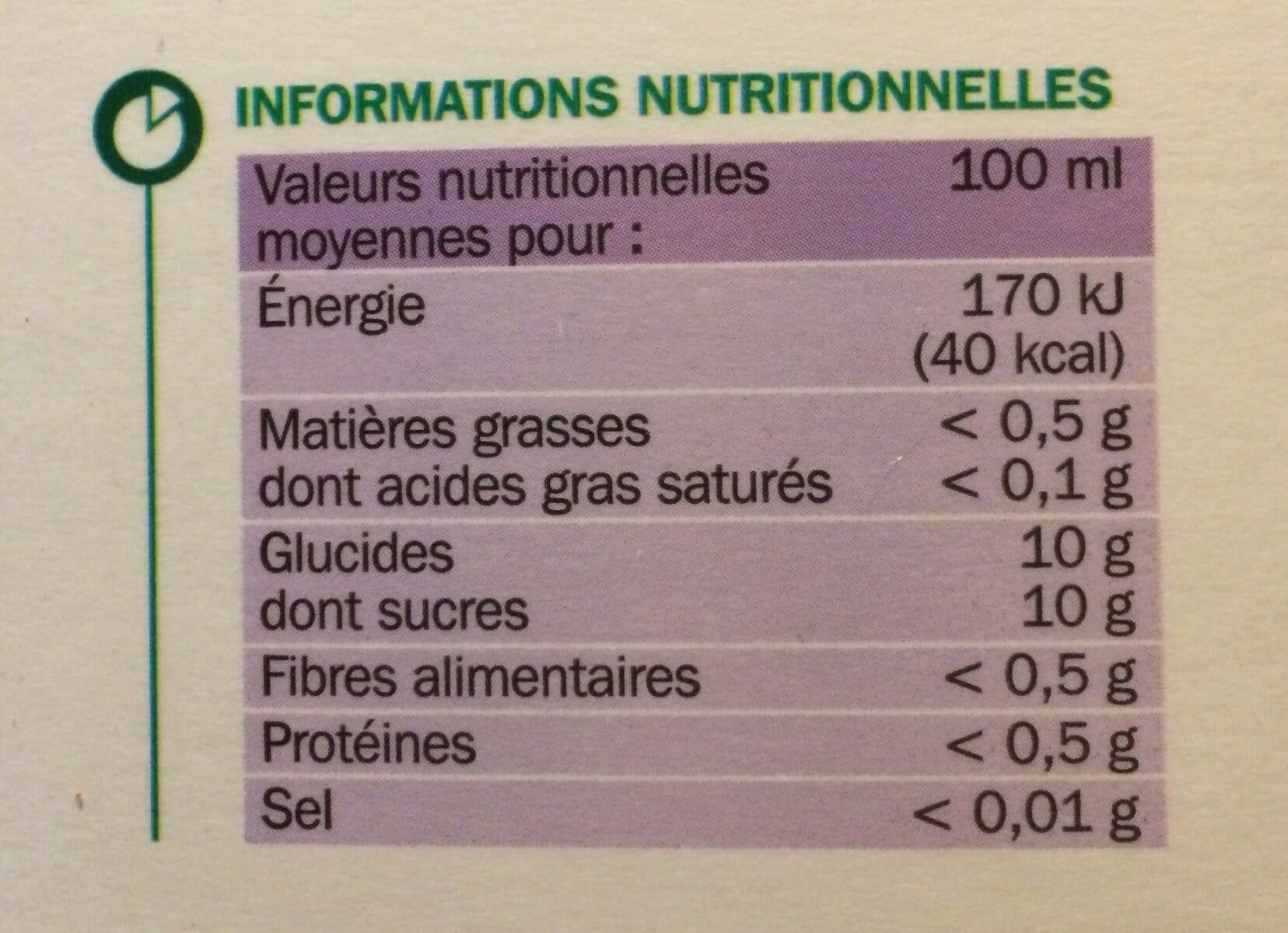 Marque Repère 100% pur jus multifruits packshot