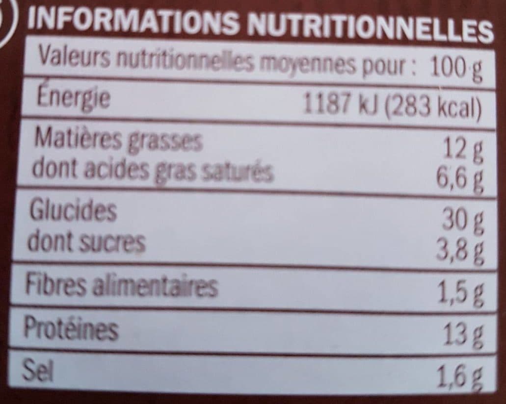 Marque Repère Burger Le Montagnard jambon et raclette packshot
