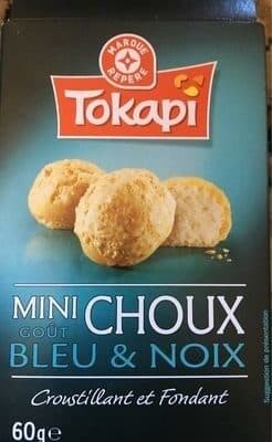 Marque Repère Mini choux goût bleu & noix packshot
