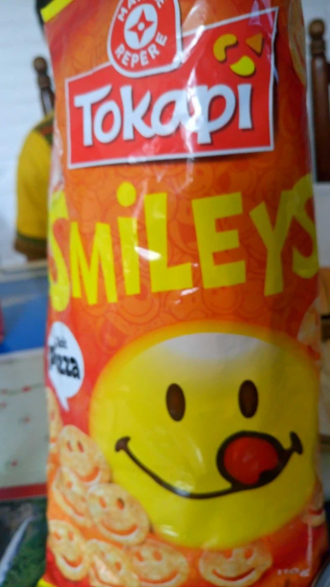 Marque Repère Snack smiley goût pizza packshot