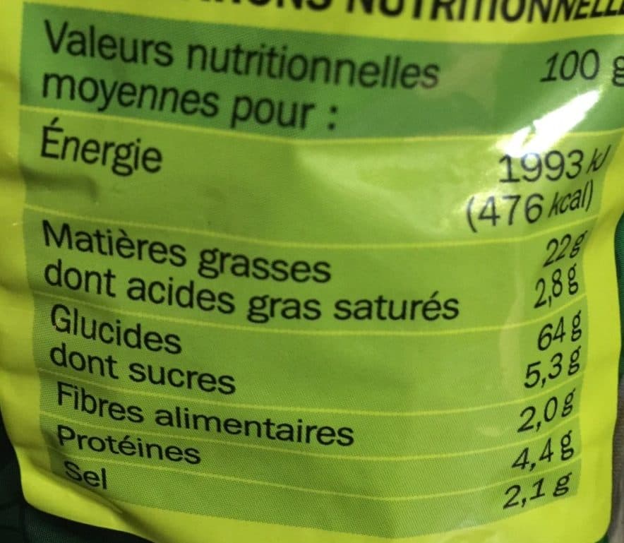 Marque Repère Snack smiley goût crème oignon packshot