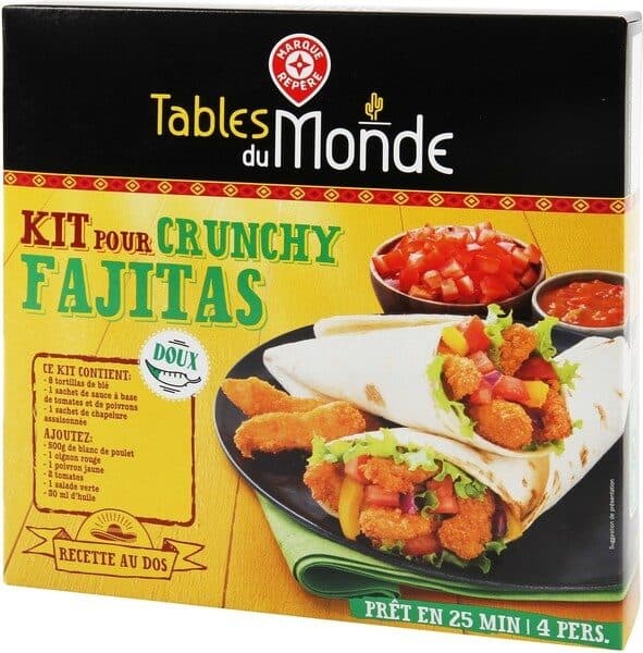 Marque Repère Kit pour crunchy fajitas packshot