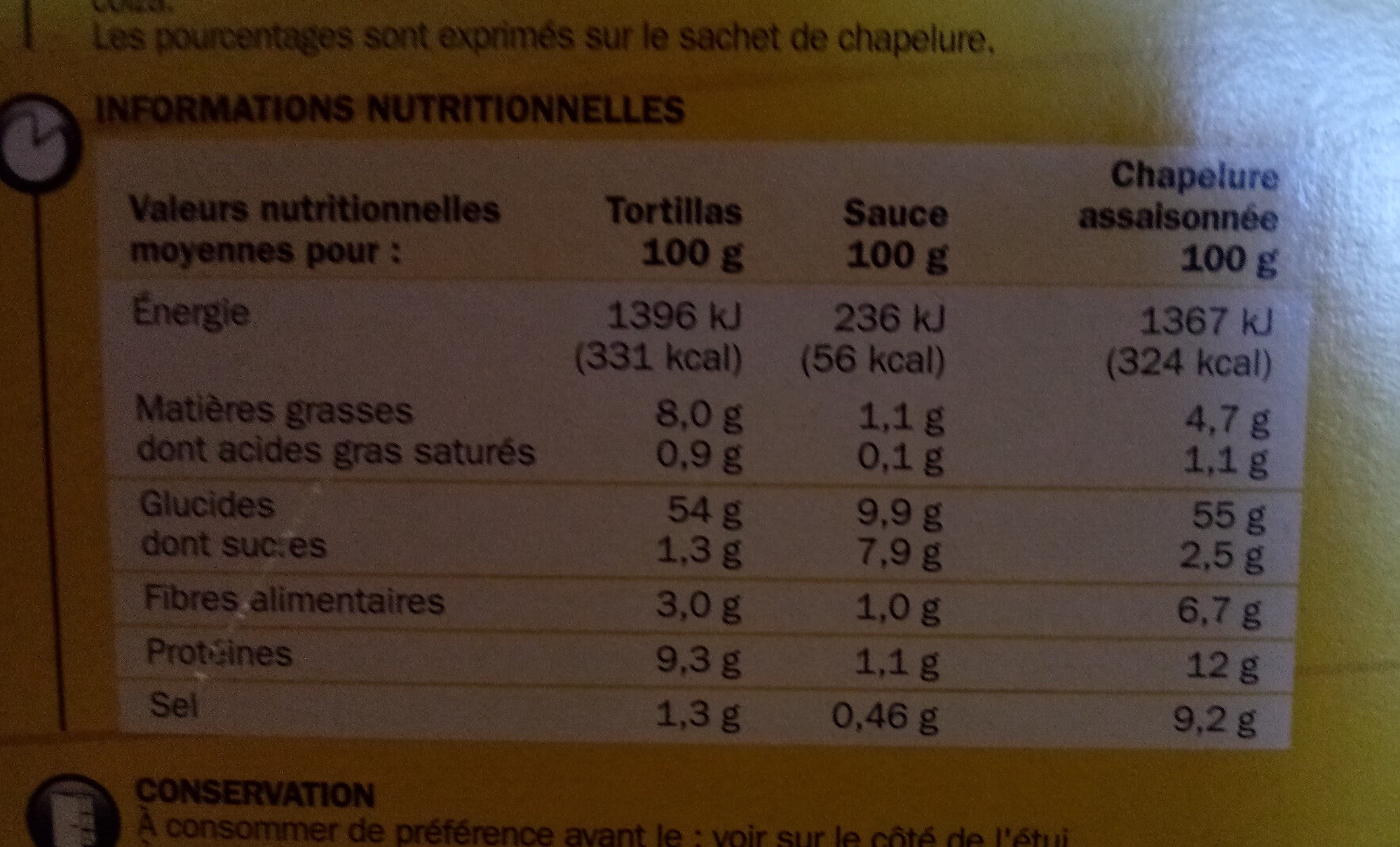 Marque Repère Kit pour crunchy fajitas packshot