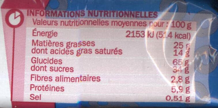 Marque Repère Mini biscuits ronds croustillants enrobés au chocolat au lait x 18 packshot