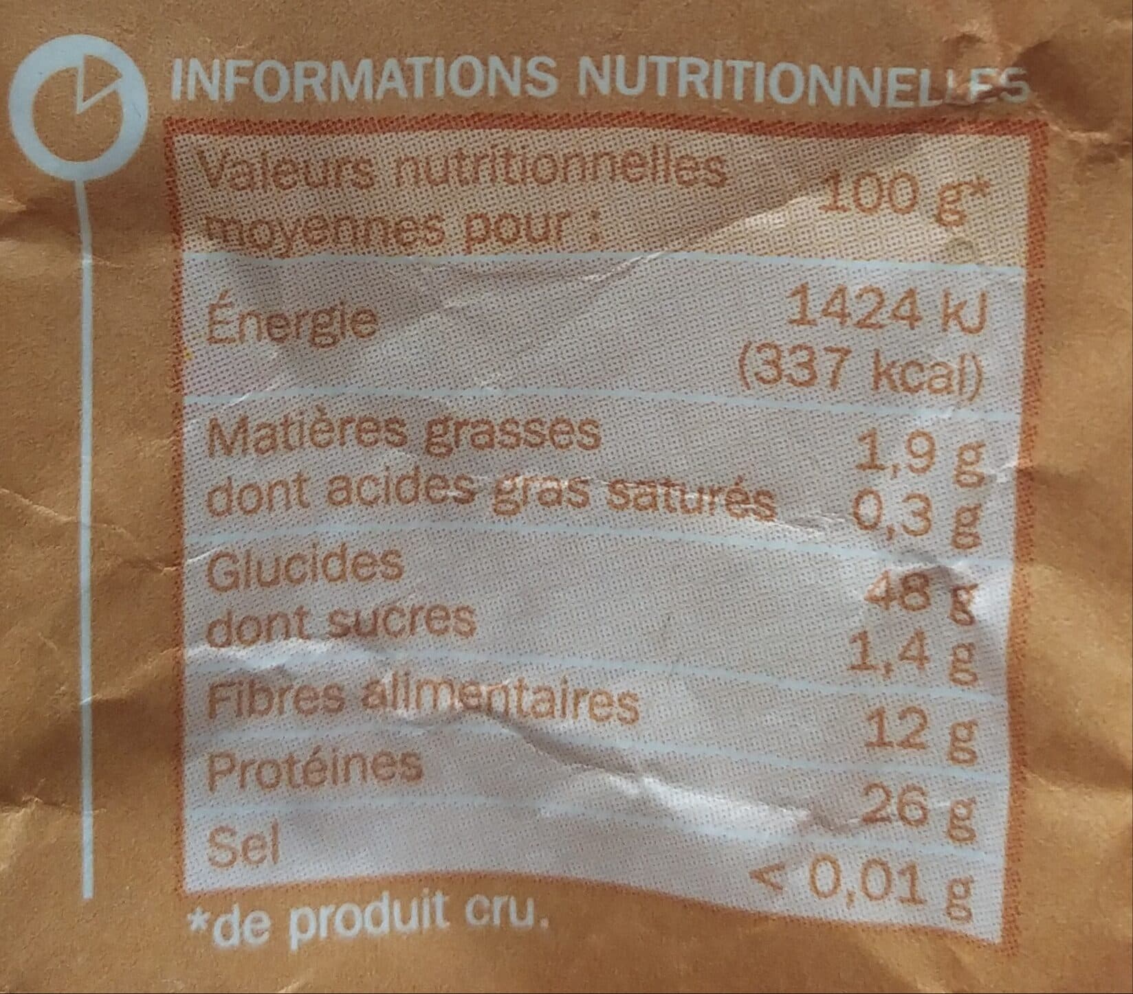 Marque Repère LENTILLES BLONDES packshot