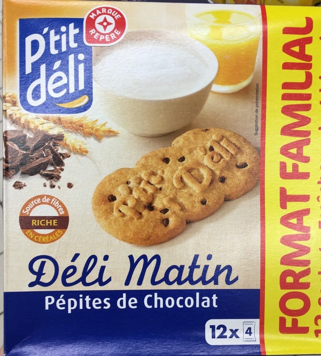 Marque Repère Deli matin pepites de chocolat packshot