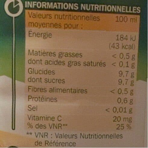 Marque Repère Pur jus d'orange packshot