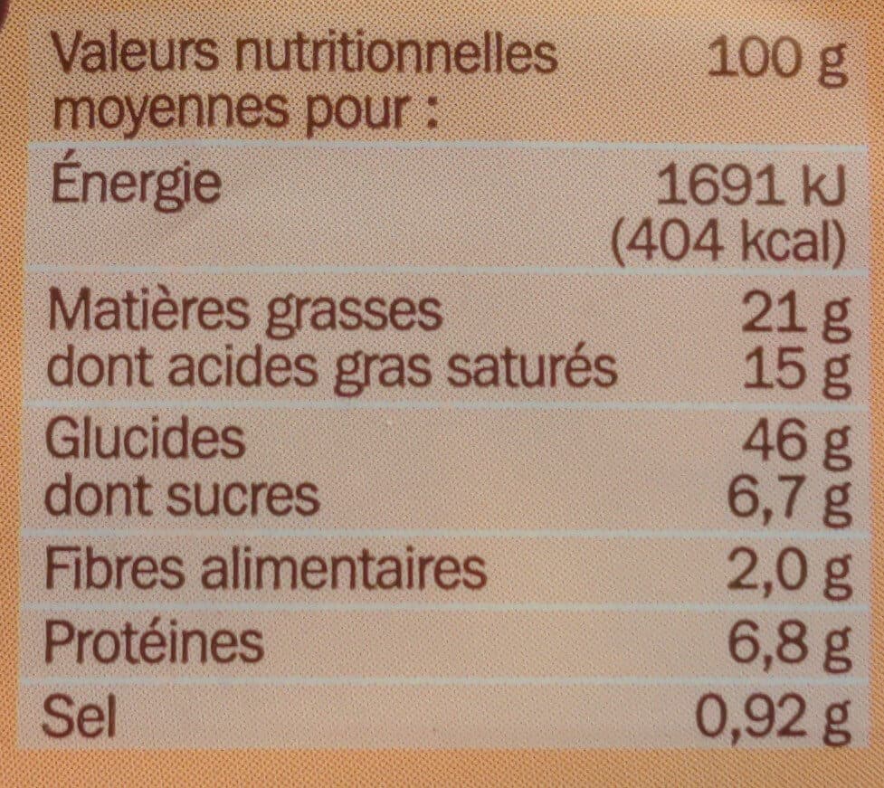 Marque Repère Croissants pur beurre x 8 packshot