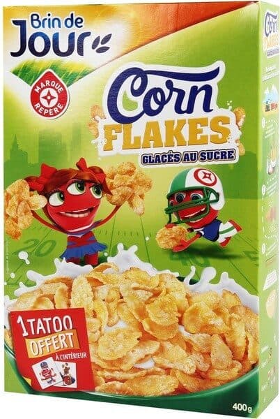 Marque Repère Corn flakes au sucre packshot