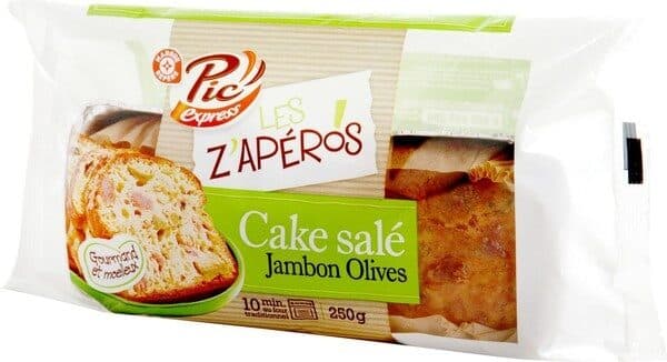 Marque Repère Cake salé jambon olives packshot