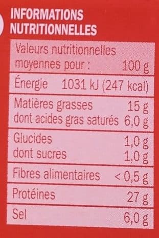 Marque Repère Quart de Jambon Sec packshot