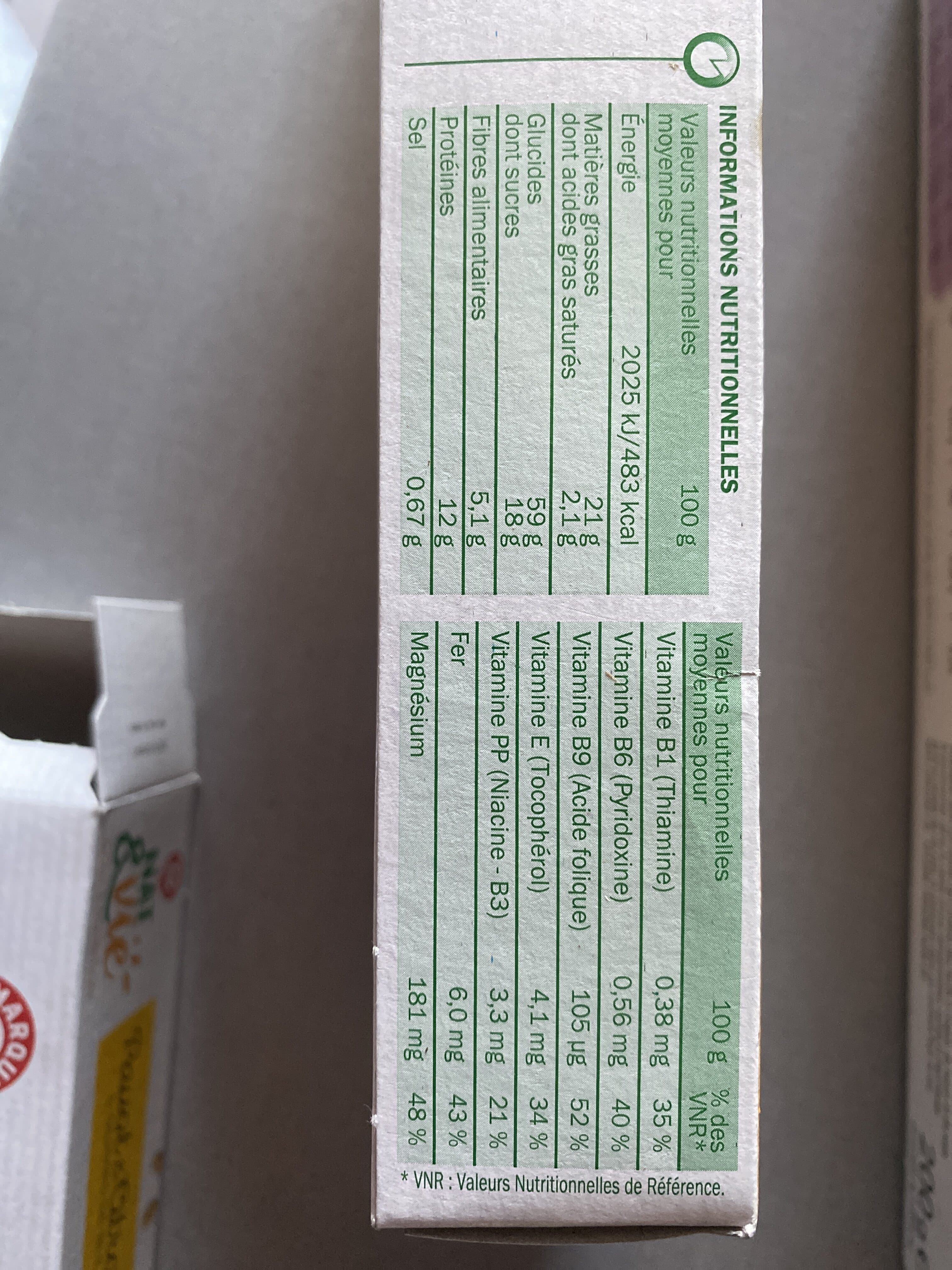 Marque Repère Biscuits aux germes de blé et sésame packshot