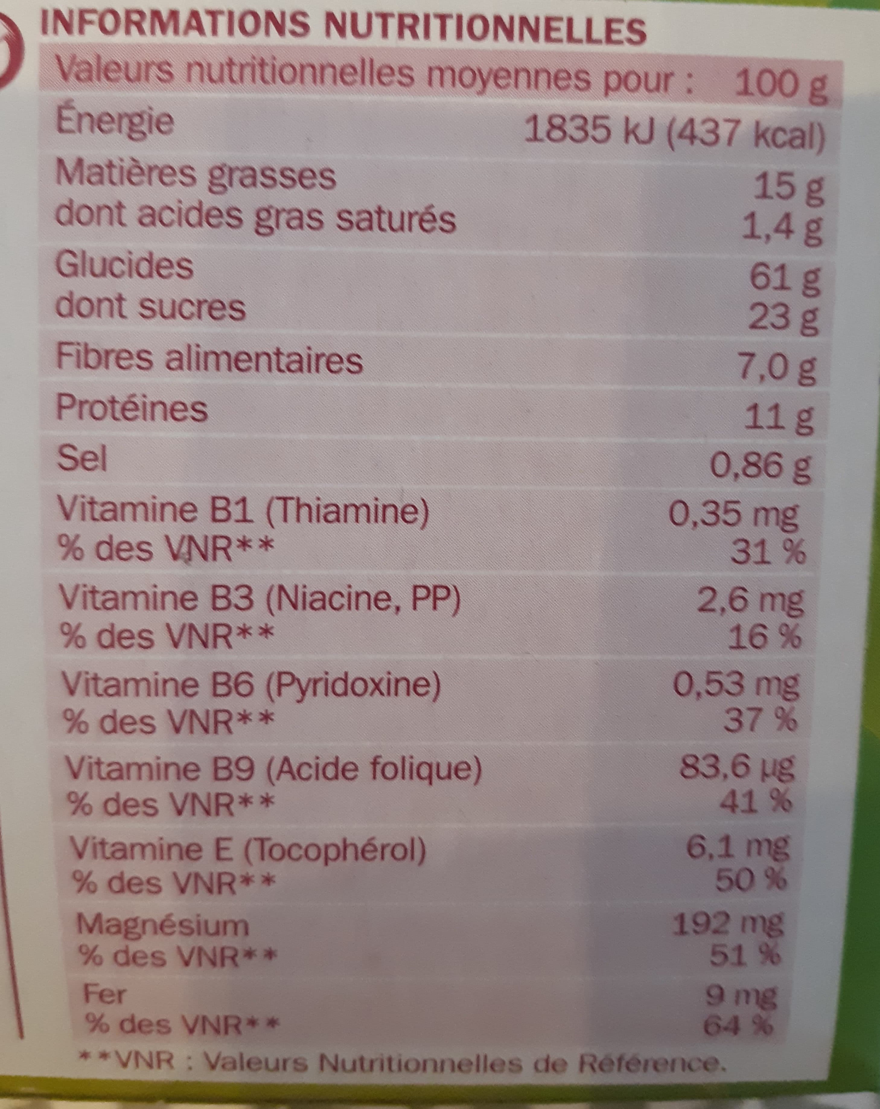 Marque Repère Biscuits aux germes de blé - Soja figue packshot