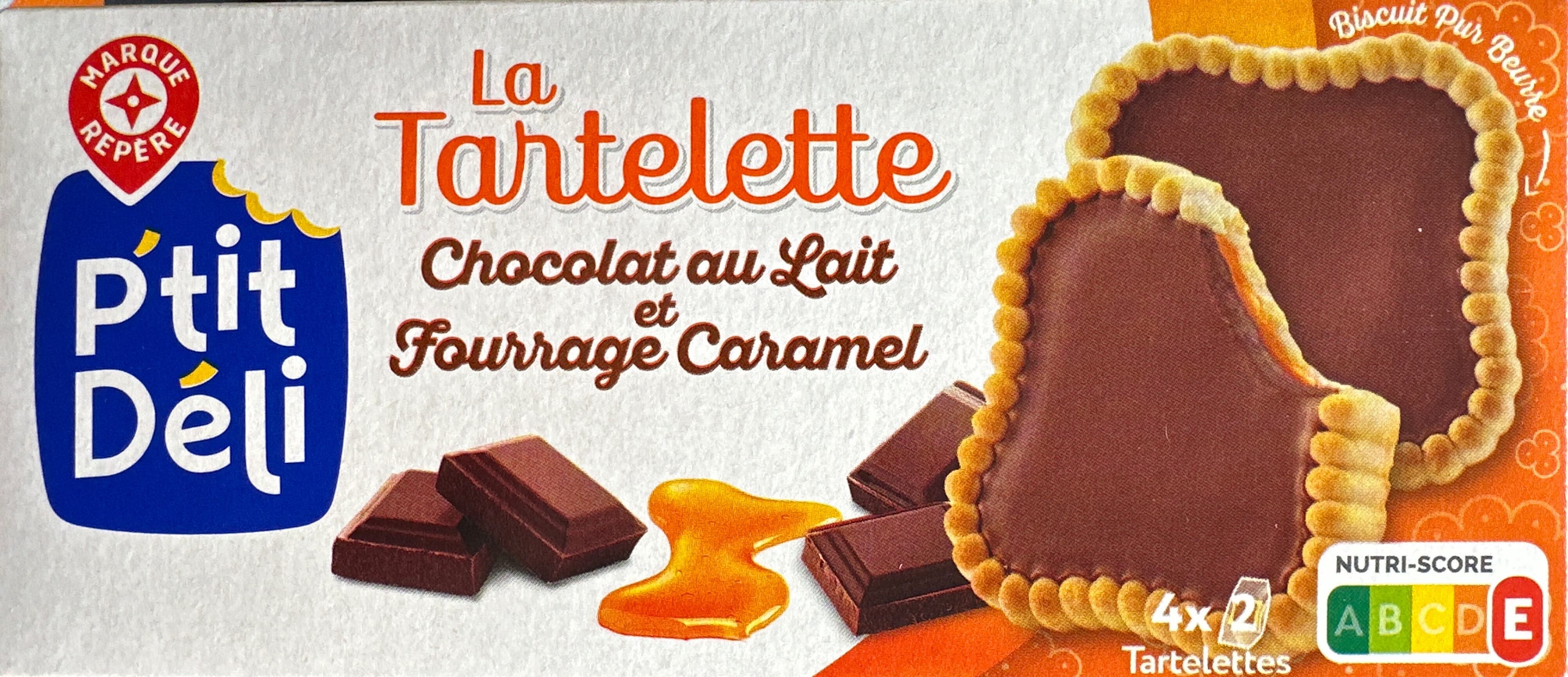 Marque Repère La Tartelette chocolat au lait et fourrage caramel packshot