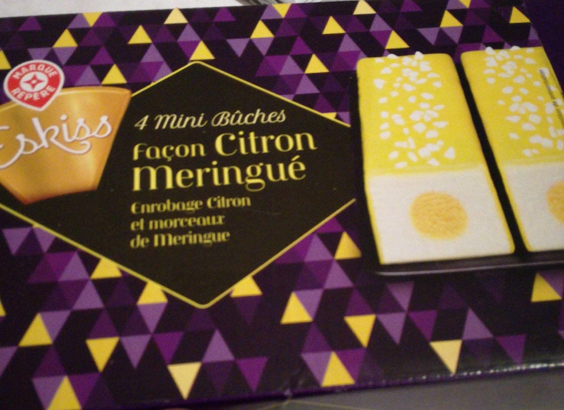 Marque Repère Bûche citron meringuée packshot