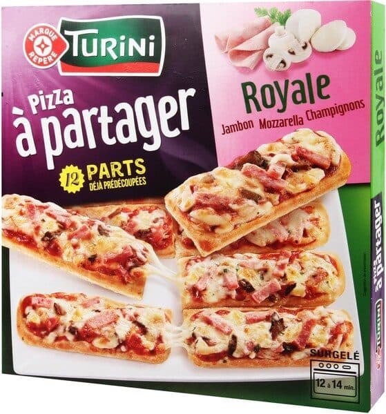 Marque Repère Pizza à partager Royale packshot