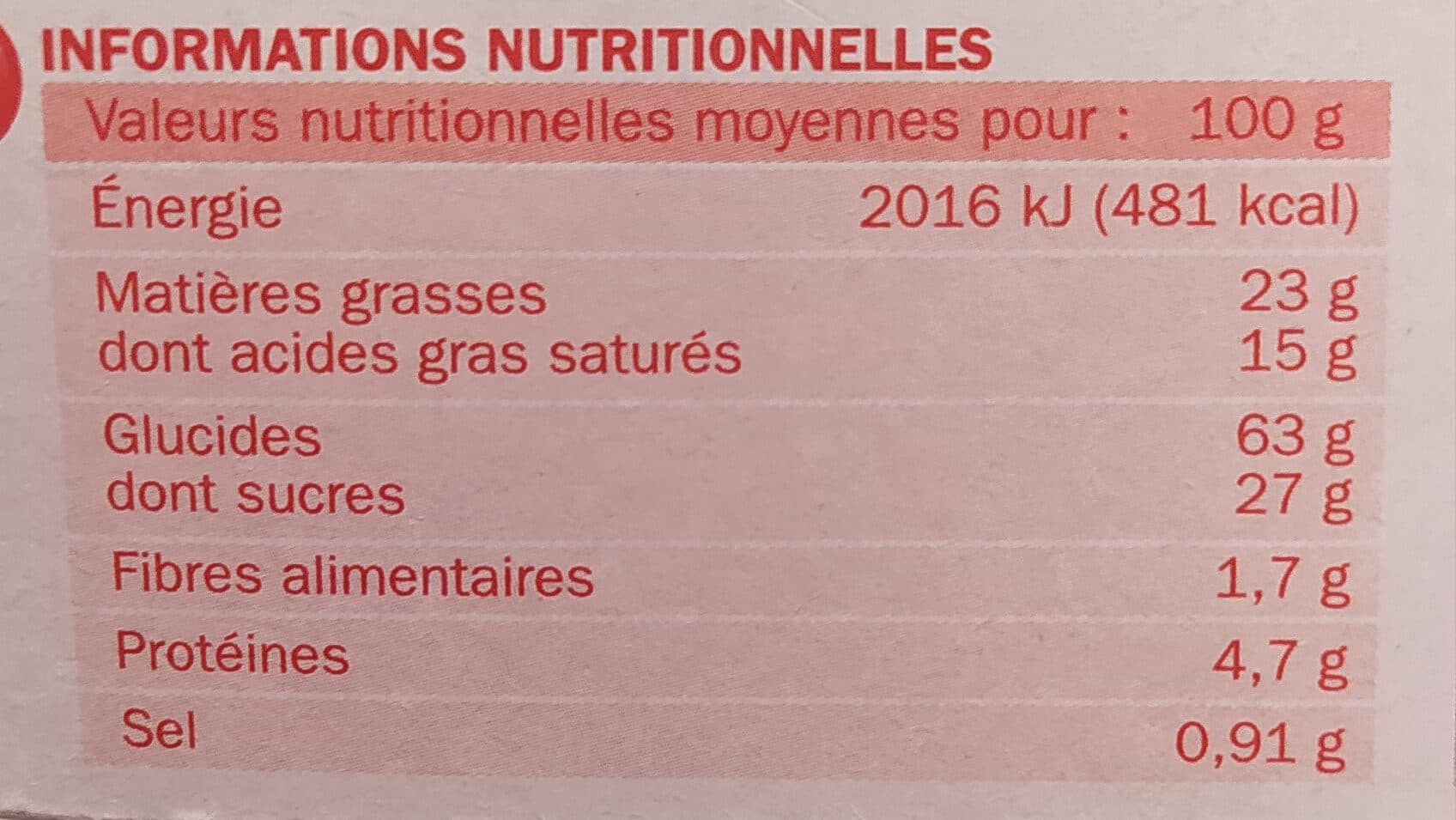 Marque Repère P'tit Déli, Sablés pur beurre caramel packshot